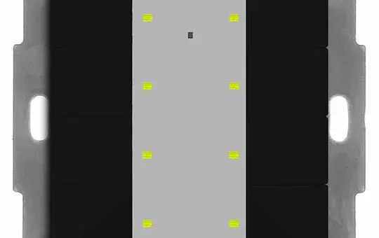 MDT BE-TA55P806.02 KNX pushbutton sensor Plus UP v2 8-fold | matt black