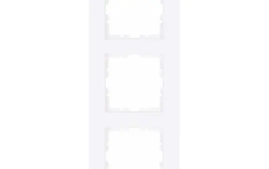 KOPP 407013009 cover frame HK07 PURE 3-fold | arctic white