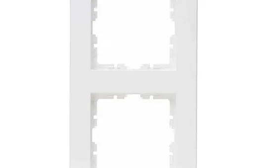 KOPP 406929008 cover frame HK07 PURE 2-fold | pure white