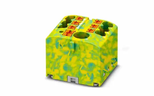 PHOENIX 1091669 PTFIX basic block 7 clamping points | green-yellow