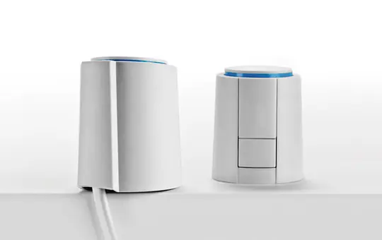 MÖHLENHOFF A20405-00-883-01 Heating actuator Alpha 5 230 V, NC, incl. VA80 | white