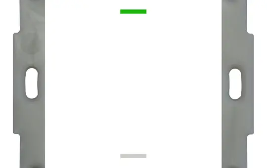 MDT BE-TAL5501.01 KNX pushbutton sensor Light 55 1-fold, neutral | pure white shiny