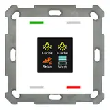 MDT BE-TAS5504.01 KNX pushbutton sensor Smart 55 standard | pure white shiny