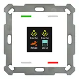 MDT BE-TAS55T4.01 KNX pushbutton sensor Smart 55 Temp./humidity sensor | pure white shiny