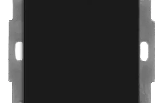 MDT BE-TAL55B106.01 KNX pushbutton sensor Light 55 Basic 1-fold | matt black