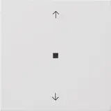 GIRA 5494112 eNet radio operating attachment system surface 1-fold, arrows | pure white shiny