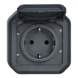 LEGRAND 069783L SCHUKO surface-mounted socket Plexo New 1-gang, screw terminals | anthracite