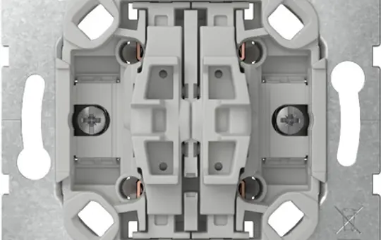 GIRA 386700 rocker switch 4 closers, without claws