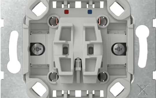 GIRA 387000 rocker switch Normally open, N-clamp, without mounting clamps