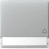 GIRA 367365 desc. Rocker TX_44 1-fold, bell, label | aluminium