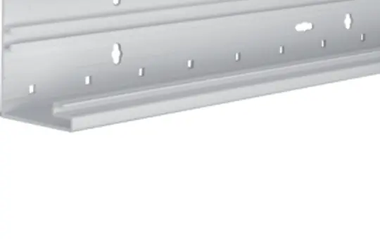 HAGER BR6510017035 tehalit parapet duct base 80mm, plastic | light gray | 65x100 mm