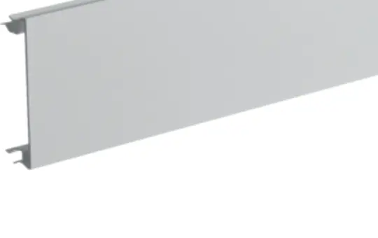 HAGER BR08027035 tehalit parapet channel upper part 80mm, plastic | light gray