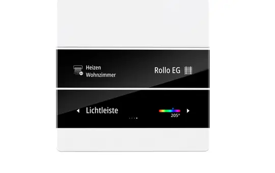 ENERTEX 1177-02-ws KNX room controller MeTa² standard | shiny white