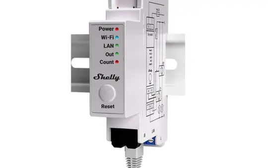 SHELLY Pro EM-50 energy meter Contactor control