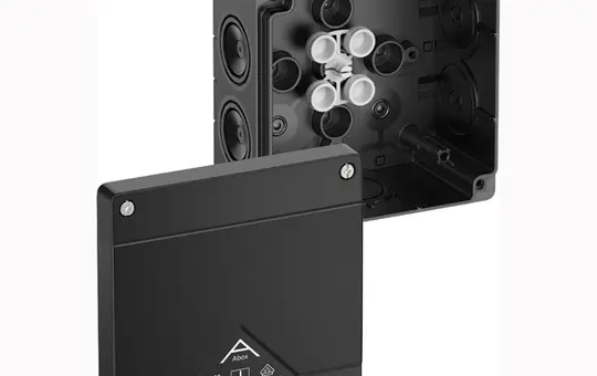 SPELSBERG Abox 060-L/sw junction box without terminals standard | black | 6 mm²