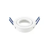 SIGOR 9861001 recessed spotlight Ring, swivels 25° | white | ⌀83x24 mm