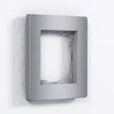 ENERTEX 1178-01-al cover frame 1-fold | brushed aluminum