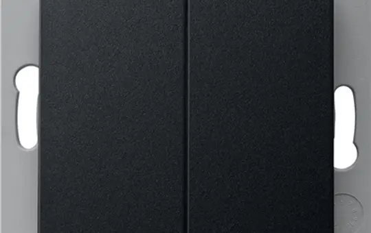 GIRA 2422005 EnOcean wireless wall transmitter battery-free 2-fold | matt black