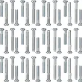 GIRA 818200 screw set for coaxial antenna sockets System 55 Lens head screws