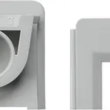 GIRA 000830 adapter for cable entry System 55 gray | 15x15 mm