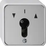 GIRA 016330 key switch WG AP 1-pole | gray