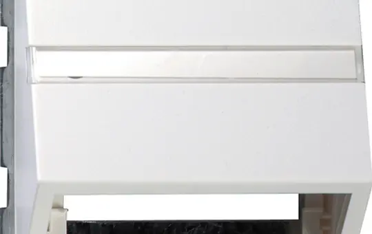 GIRA 0870112 data cover system surface with support ring | pure white shiny