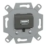 MERTEN MEG4581-0000 USB connection sockets 1-fold | mouse gray