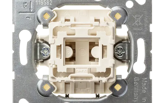 JUNG 531UGO rocker switch Closer, with gold-plated contacts