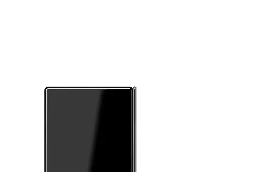 JUNG A404TSANSW23 key set F40 series A/AS 4-fold, bottom left, top right | black