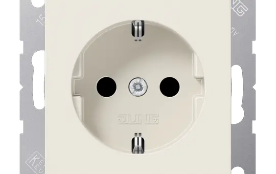 JUNG A1520N SCHUKO socket A/AS Duroplast | white