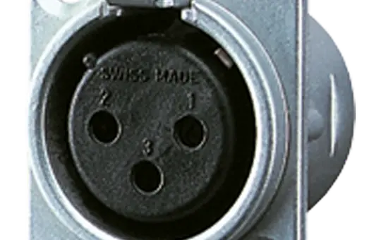 JUNG XLR connector with installation housing 