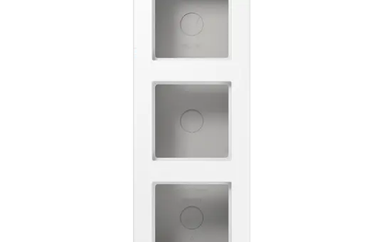 JUNG A5583BFAWW surface cap series A/AS 3-fold, with frame | alpine white