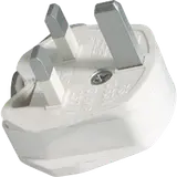 JUNG SA13 SCHUKO plug British Standard 2-pole, screw terminals | alpine white