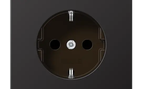 JUNG AL1520ND SCHUKO socket LS without claws | dark