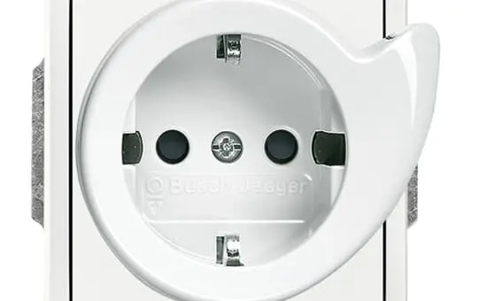 BUSCH-JAEGER 20 EUCBDR-84 SCHUKO socket Future Service socket | studio white