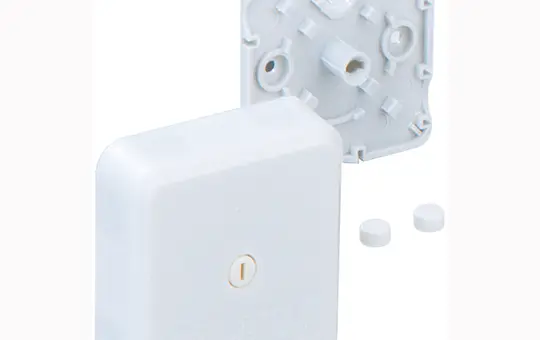 SPELSBERG AP 7 - L junction box without terminals with white top | gray