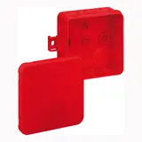 SPELSBERG 2K-12 AB SB-L junction box for quick installation 85x85x37 mm, external fastening points | red