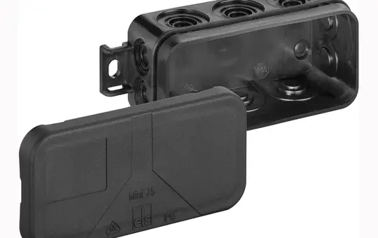 SPELSBERG Mini 25-L/sw junction box standard | black