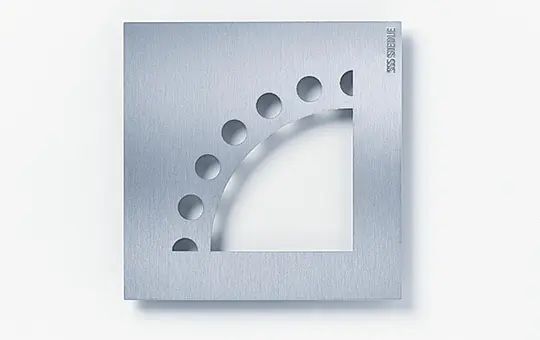 SIEDLE OSP 0005 orientation sign Steel conference | brushed stainless steel