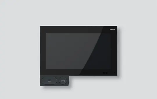 SIEDLE A 150-10 S IP video indoor station In-Home Axiom Parallel connection of max. 8 indoor stations | black gray | 7 Zoll