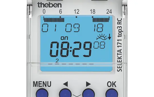 THEBEN 1710330 Selekta Astro timer 1 channel, with weekly program