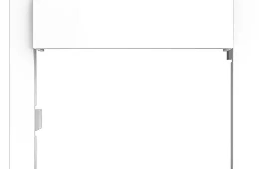 THEBEN 9070791 compensation frame Gira System 55 (Standard 55, E2, Event, Esprit) | white