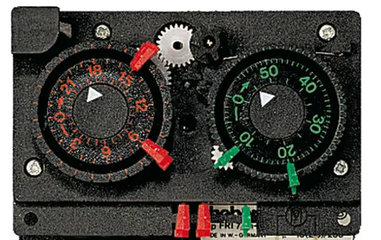 THEBEN 0770832 Analogue cooling timer 2 channels, for DIN rail