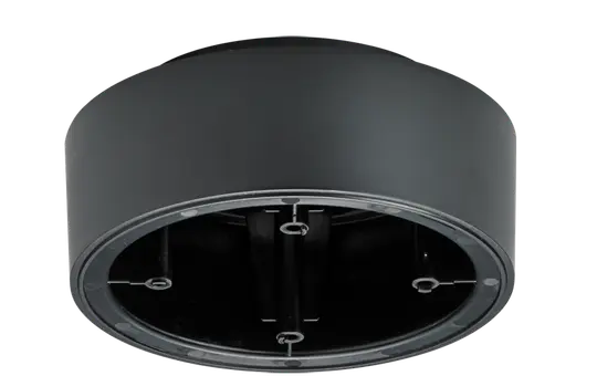 JUNG PLBRSW AP housing Plug & Light standard | black | Ø 100 mm