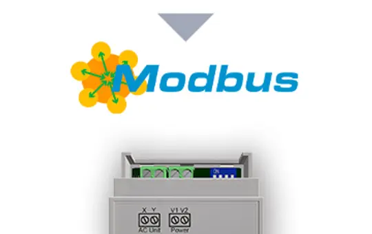INTESIS INMBSMID001I000 Modbus RTU climate gateway Midea, 1 indoor unit