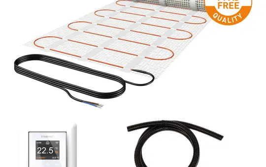 ETHERMA 46169 mesh heating mat set eTOUCH PRO 150W/m² | 3 m²