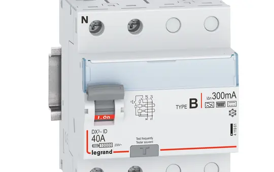 LEGRAND 411961 DX³ FI/LS switch type B 300 mA 40A, 2-pole