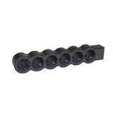 LEGRAND 694580 power strip without cable 6 sockets, flat | black