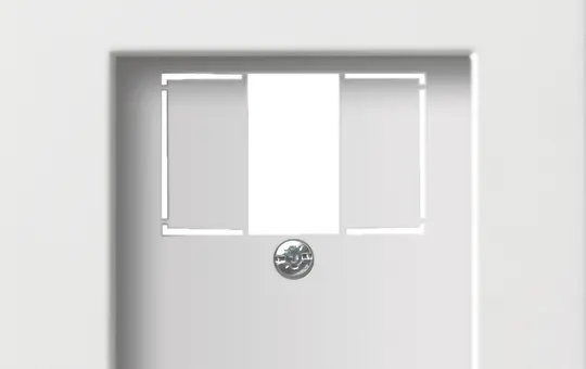 GIRA 037670 cover for USB charger system surface 1-fold | pure white shiny