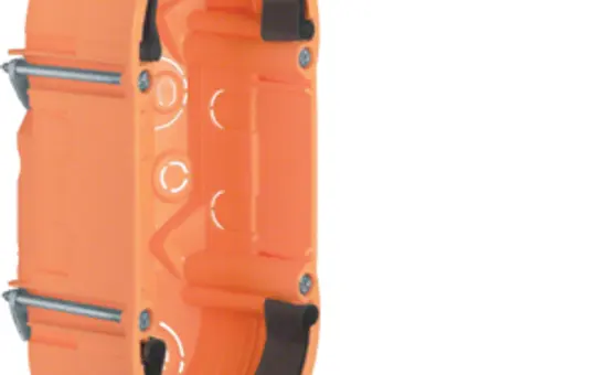 BERKER 1824 built-in box 1-fold, TS | orange